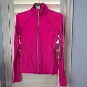 BNWT Lilly Pulitzer Luxletic Pink Zip-Up Jacket S